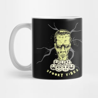 Spooky Vibes Frankenstein Halloween Mug